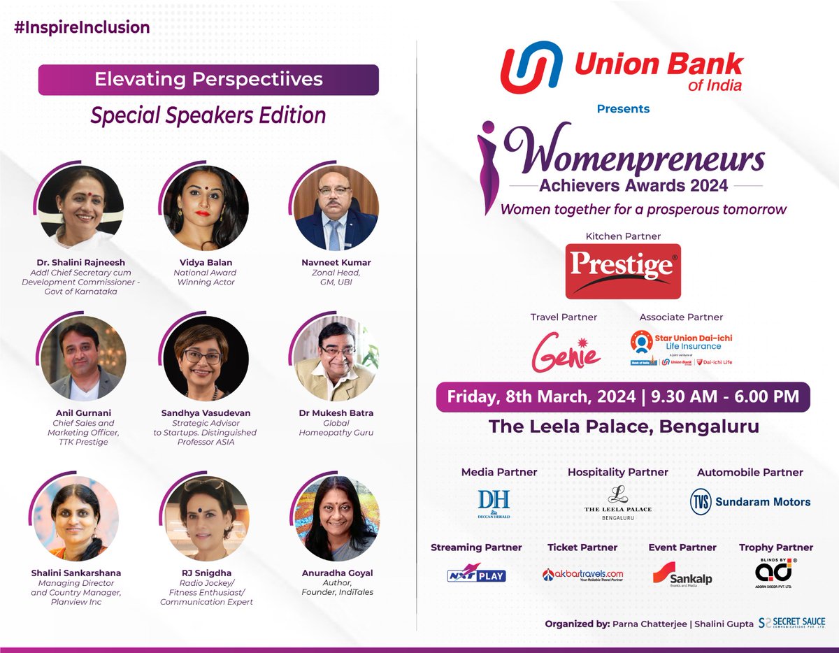 This International Women's Day,
Looking forward to speaking at Womenpreneurs Achievers Awards . 

#WomensDay2024 
#Womenday 
#happywomensday2024