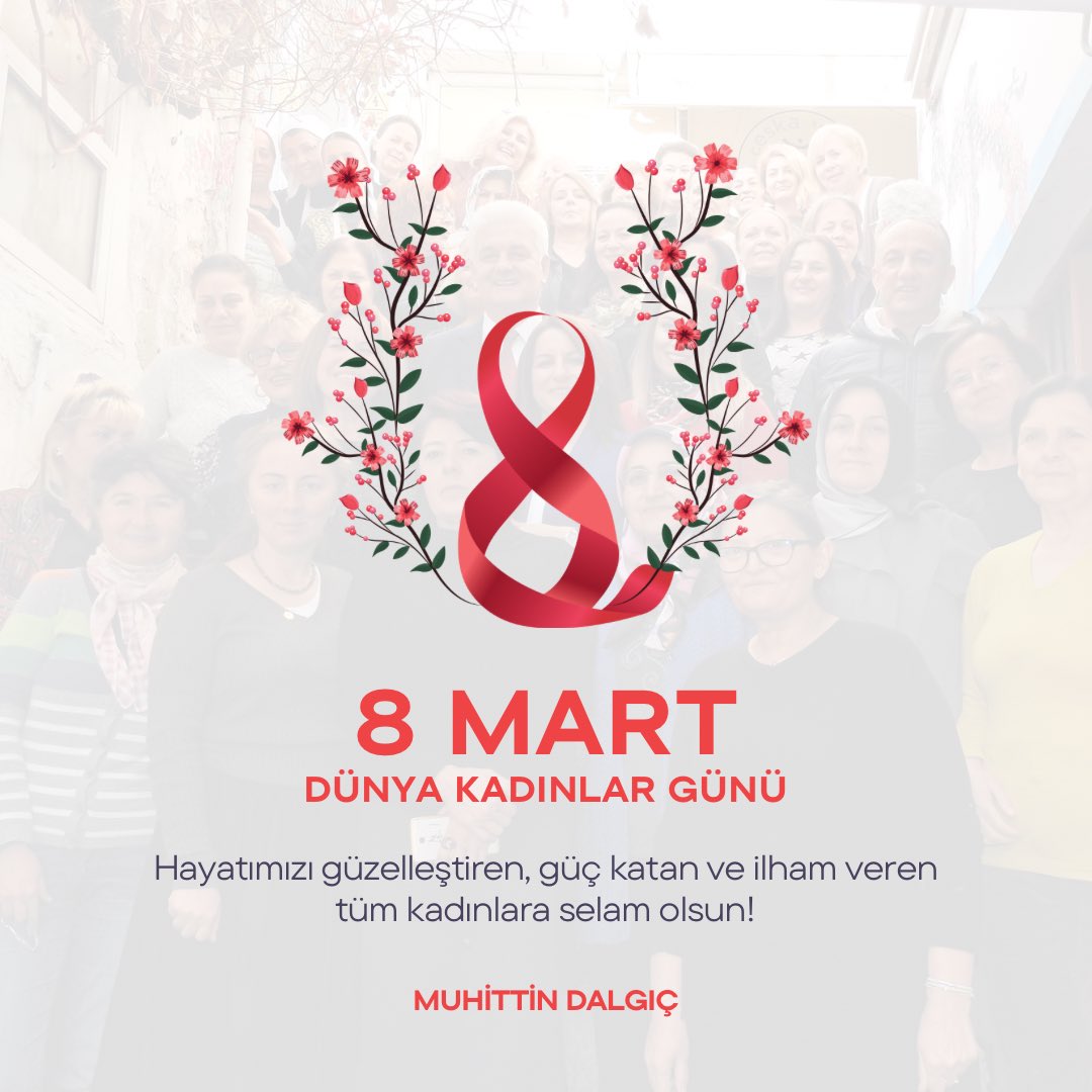 Cumhuriyet ile kazanılmış çağdaş haklar ve özgürlüklerle birlikte yaşamın her alanında hak ettiği yeri başarı ile almış kadınlarımızın, 8 Mart Dünya Emekçi Kadınlar Günü'nü kutluyorum.