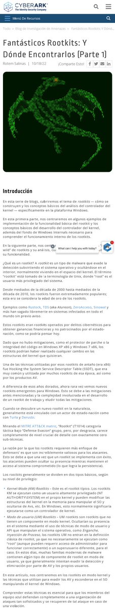 tylerwolfx's tweet photo. Fantásticos Rootkits: Y Dónde Encontrarlos (Parte 1).
#ring0 #rootkit #kernel #infosec #CyberSec #maldev #windows #x86 #x64 #usermode #winapi #kernelmode #wininternals  https://t.co/0EEw6CEpz4 https://t.co/Hx3CSAmXGd