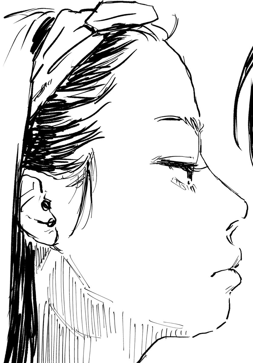 習作、えっらい気の強そうなそうなツラした女やな……🤣 