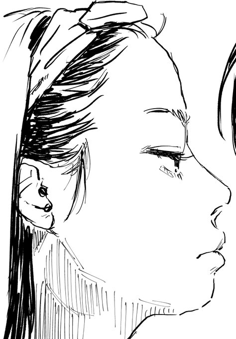 習作、えっらい気の強そうなそうなツラした女やな……🤣 