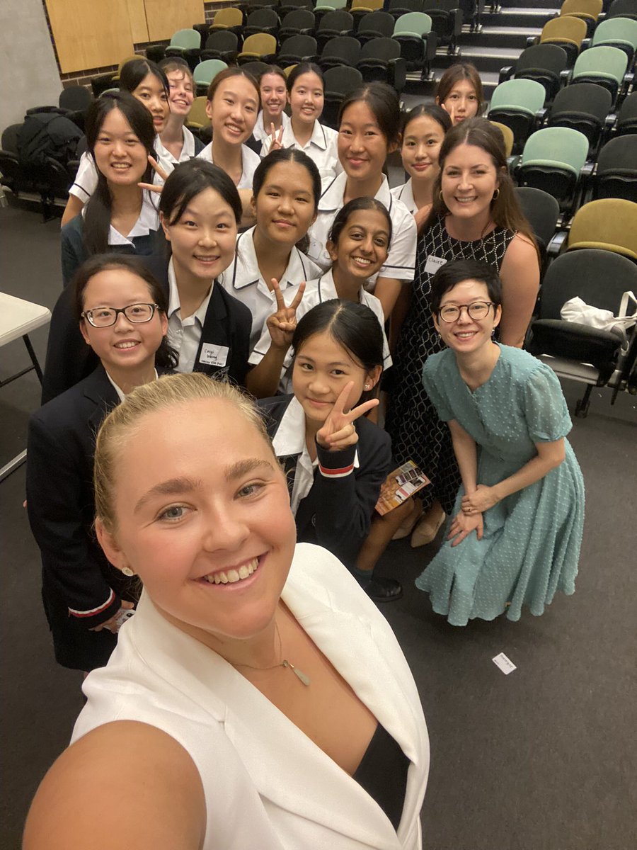 Honoured to have been invited to speak to an inspiring group of year 11 & 12 students from Sydney high schools for #IWD2024 Props to the @PymbleLC Girl Up club (pictured) for organising a thought-provoking event for their peers 👏