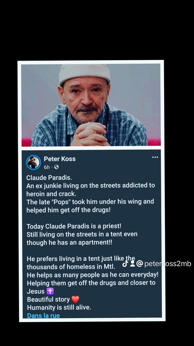 PeterKoss9's tweet photo. #ClaudeParadis #Pops #Danslarue #Montreal #humanity https://t.co/Mz6F0TIbEd