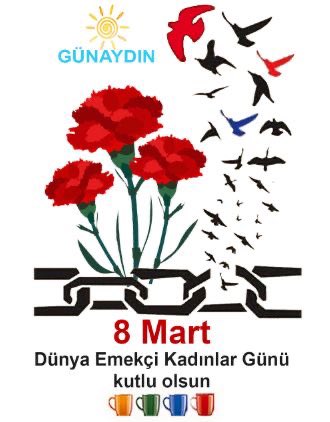 gulsinonay's tweet photo. 8 Mart Dünya Emekçi Kadınlar Günü kutlu olsun.. https://t.co/8xSC22PCJ4
