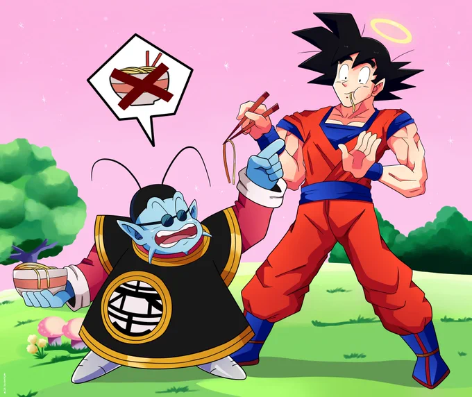 Thank you Akira Toriyama for inspiring fans and artists#DBZ #Goku 