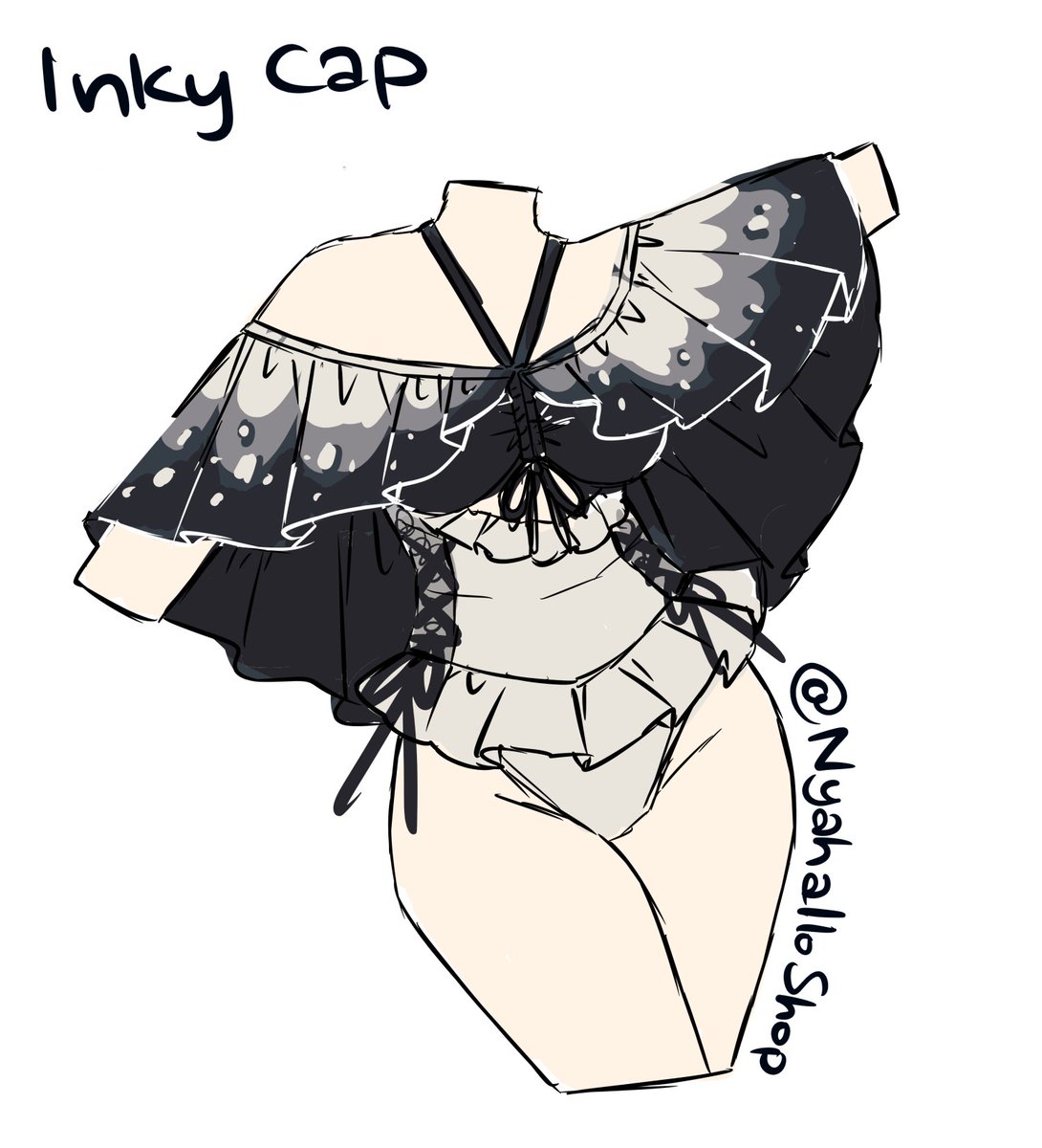 NyahalloShop's tweet photo. I'm blown away by the support!!! Here's an Inky Cap version. What other mushrooms or themes would you like to see? 🍄

P.S. The sample is now in progress ‼️ https://t.co/BQWTwMNHXb