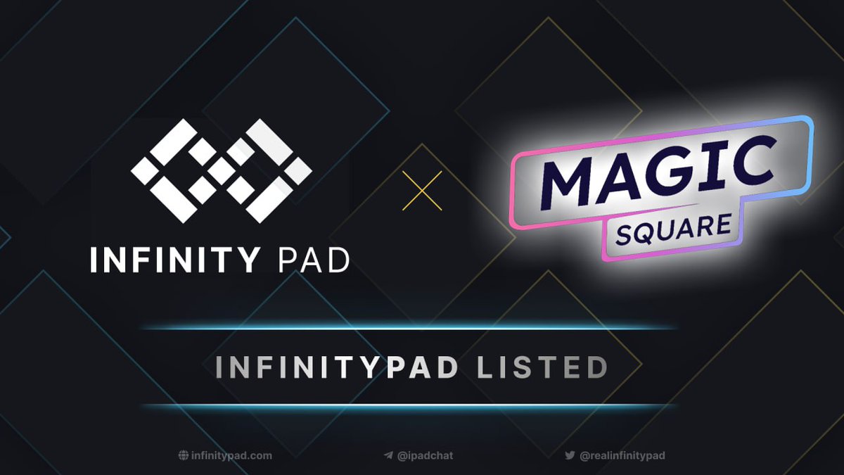 Infinity PAD (@realinfinitypad) on Twitter photo Great news! <a href="/Realinfinitypad/">Infinity PAD</a> has been officially listed and validated on <a href="/MagicSquareio/">Magic Square</a>
Explore Infinity Pad at Magic Store here👇👇
magic.store/app/infinity-p…
We're grateful for your support—there are more exciting developments on the horizon, so stay tuned! Great news! <a href="/Realinfinitypad/">Infinity PAD</a> has been officially listed and validated on <a href="/MagicSquareio/">Magic Square</a>
Explore Infinity Pad at Magic Store here👇👇
magic.store/app/infinity-p…
We're grateful for your support—there are more exciting developments on the horizon, so stay tuned!