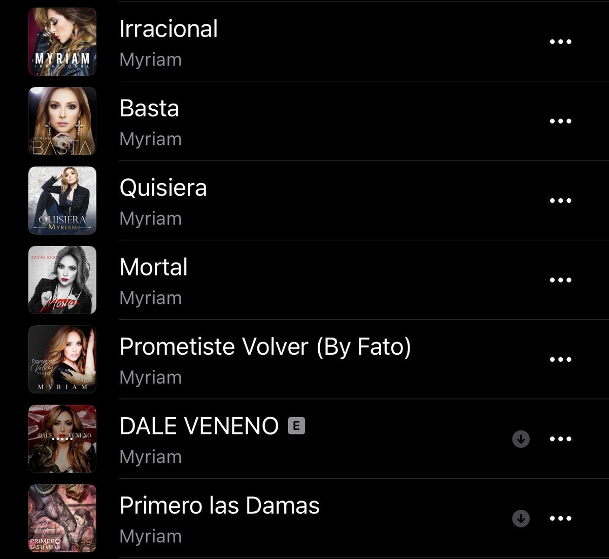Thury86's tweet photo. Ahí va quedando el disco @MyriamMonteCruz acabo de agregar lo más nuevo: “Primero las Damas” ya disponible en @iTunes https://t.co/aXLlJo8Guq