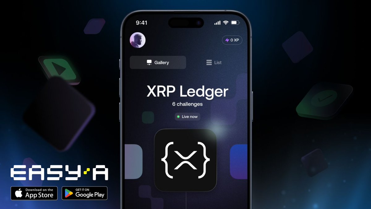 It's rea I’m launching on XRP Ledger with @EasyA_App x @RippleXDev! 

Learning how..

✅ XRP Ledger is now EVM-compatible
🔥 I can launch any EVM dApp on it in mins
🤝 I can tap into XRP’s huge liquidity and user base
🏦 I can connect EVM with institutional finance

#60DaysOfXRPL