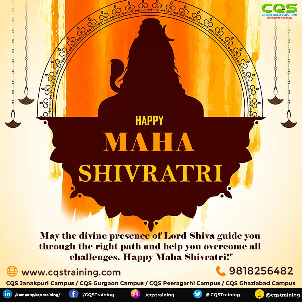 CQSTraining's tweet image. #CQSTraining #MahaShivratri #LordShiva #Blessings #Spirituality #InnerHarmony #DivineCelebration
#SkillEnhancement #TrainingAndDevelopment