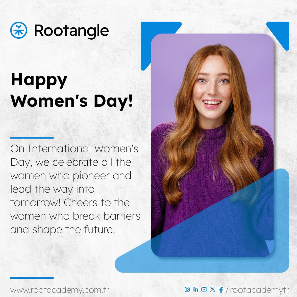 rootacademytr's tweet photo. On International Women's Day, we celebrate all the women who pioneer and lead the way into tomorrow! Cheers to the women who break barriers and shape the future.

#8Mart #KadınlarGünü #8marchwomensday https://t.co/K2ytUMhEf2