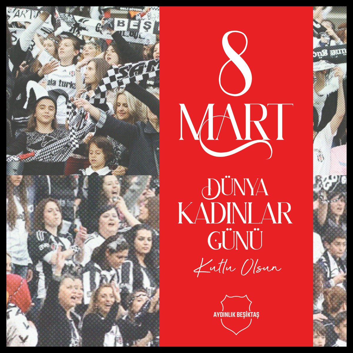 8 Mart Dünya Emekçi Kadınlar Günü kutlu olsun! #AydınlıkBeşiktaş