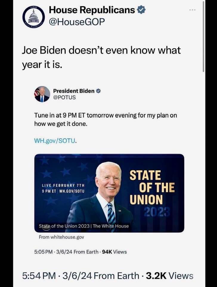 😱 #JACKEDUPJOE  #POTUS46 
WHAT DRUG DID JOE'S ADMINISTRATION GIVE HIM. IT WAS VERY NOTICEABLE,  JOE BIDEN WAS HIGH ON ???

🇺🇸 #MaryMVesely : “JOE BIDEN IS AN INCOMPETENT FAILURE,  ATTEMPTING TO GASLIGHT THE AMERICAN PEOPLE TONIGHT” 

JOE BIDEN DEMONIZES THE RICH AND CALLS FOR…