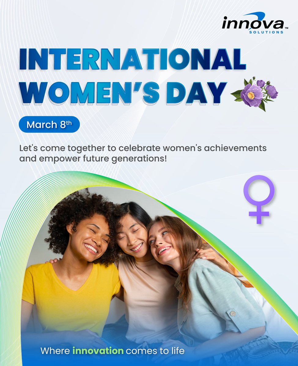 innovasolutions's tweet photo. 🌟 As we celebrate International Women's Day, let's take a moment to recognize the remarkable strength, resilience, and achievements of women everywhere. Happy International Women's Day! 

#innovasolutions #international #womens #day https://t.co/Cnt1BrPmuF