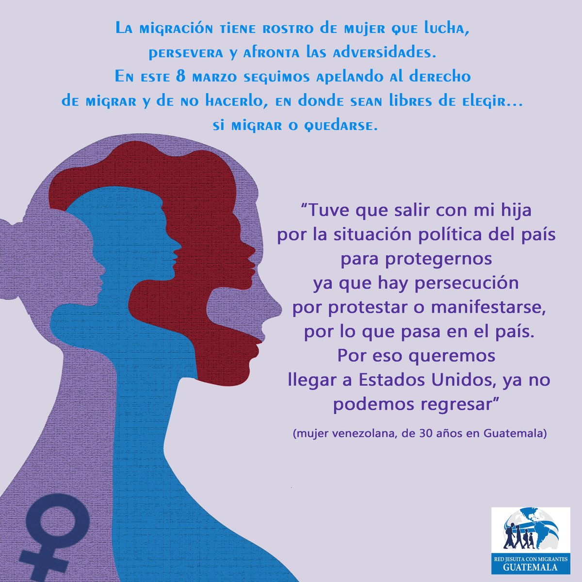 La migración tiene rostro de mujer.