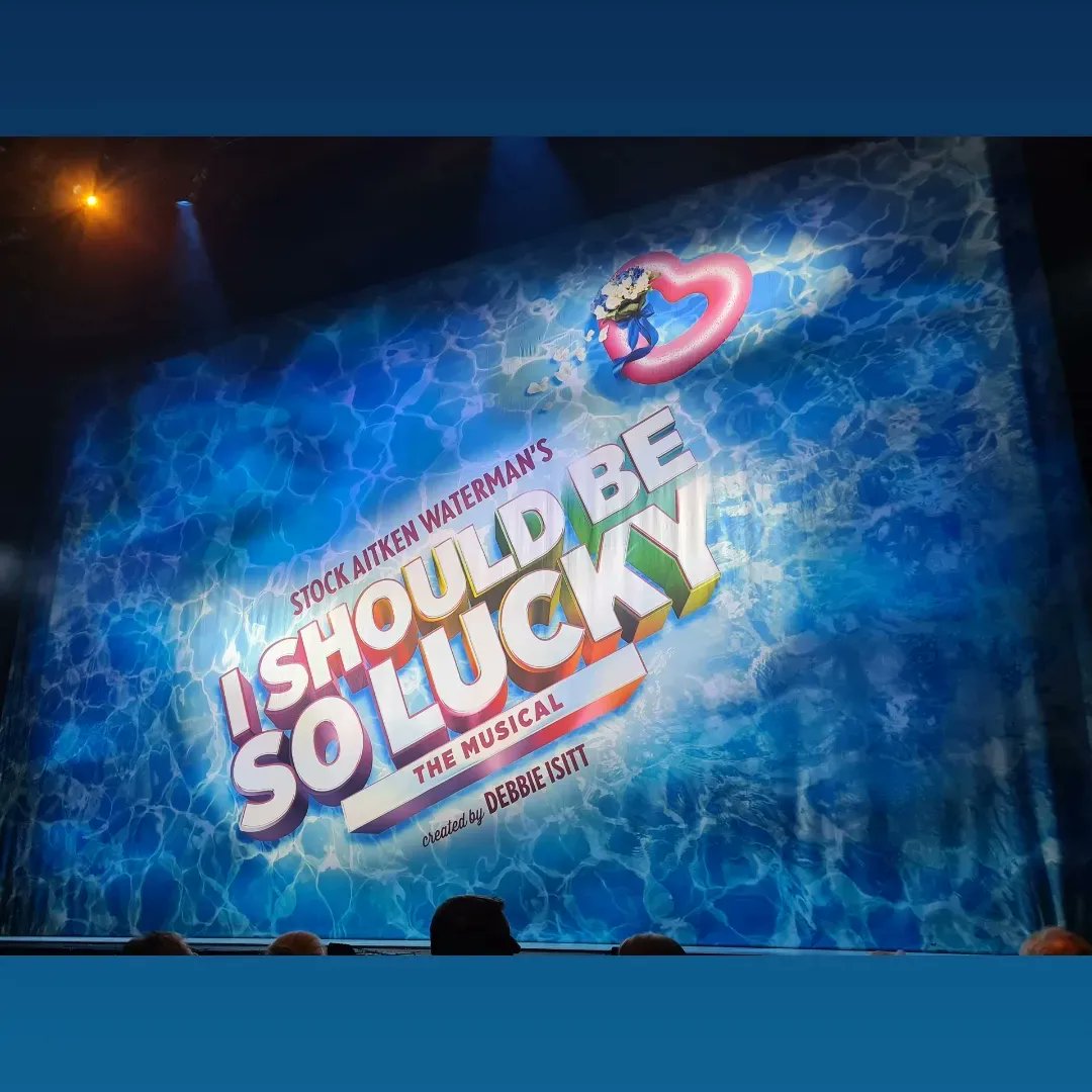 OMG, what a fabulous show <a href="/SoLuckyMusical/">I Should Be So Lucky</a>. The cast and vocals were all amazing. If you've had a bad week then this is the tonic you need to cheer you up, I laughed from start to finish. <a href="/Matthew_croke/">Matthew Croke.</a> and <a href="/GiovanniSpano5/">Giovanni Spano</a> vocals were on 🔥