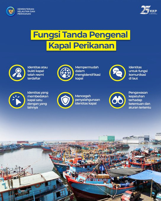 RadioElshinta's tweet photo. Apakah kamu tahu Tanda Pengenal Kapal Perikanan?
via @kkpgoid
#ElshintaInfo https://t.co/HNjUUTmoQF