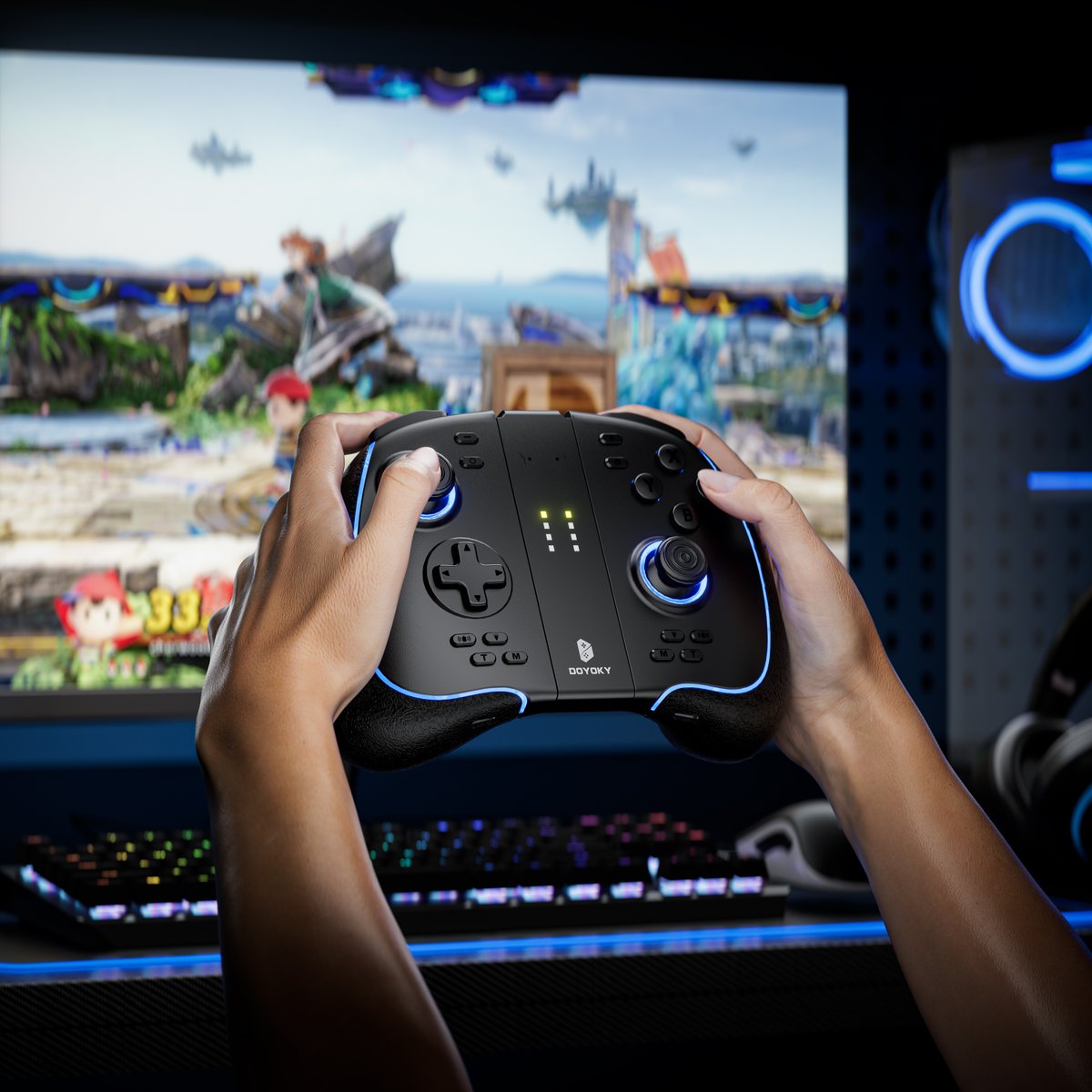 New product is coming soon! 🎮
DOYOKY Epoch Game Controller, if other Joycons are too small for your hands, then you can choose this one.
Tag a friend with BIG hands! ✋🤚
#DOYOKY #Joycon #Controller #nintendo #nintendoswitch #switch #Gaming #game #Comfort