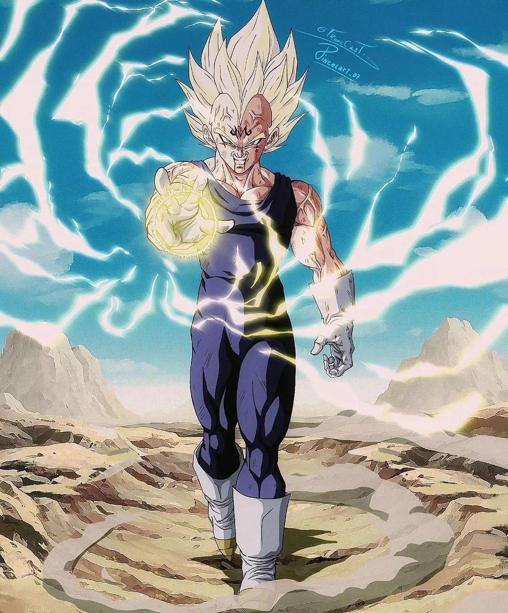 boykenryu's tweet photo. @SVargasOK Absolutamente Vegeta. El personaje que ha tenido mejor desarrollo y evolución en todos loa sentidos desde su aparición en la saga de Dragon Ball Z. https://t.co/0RrOPe75mn