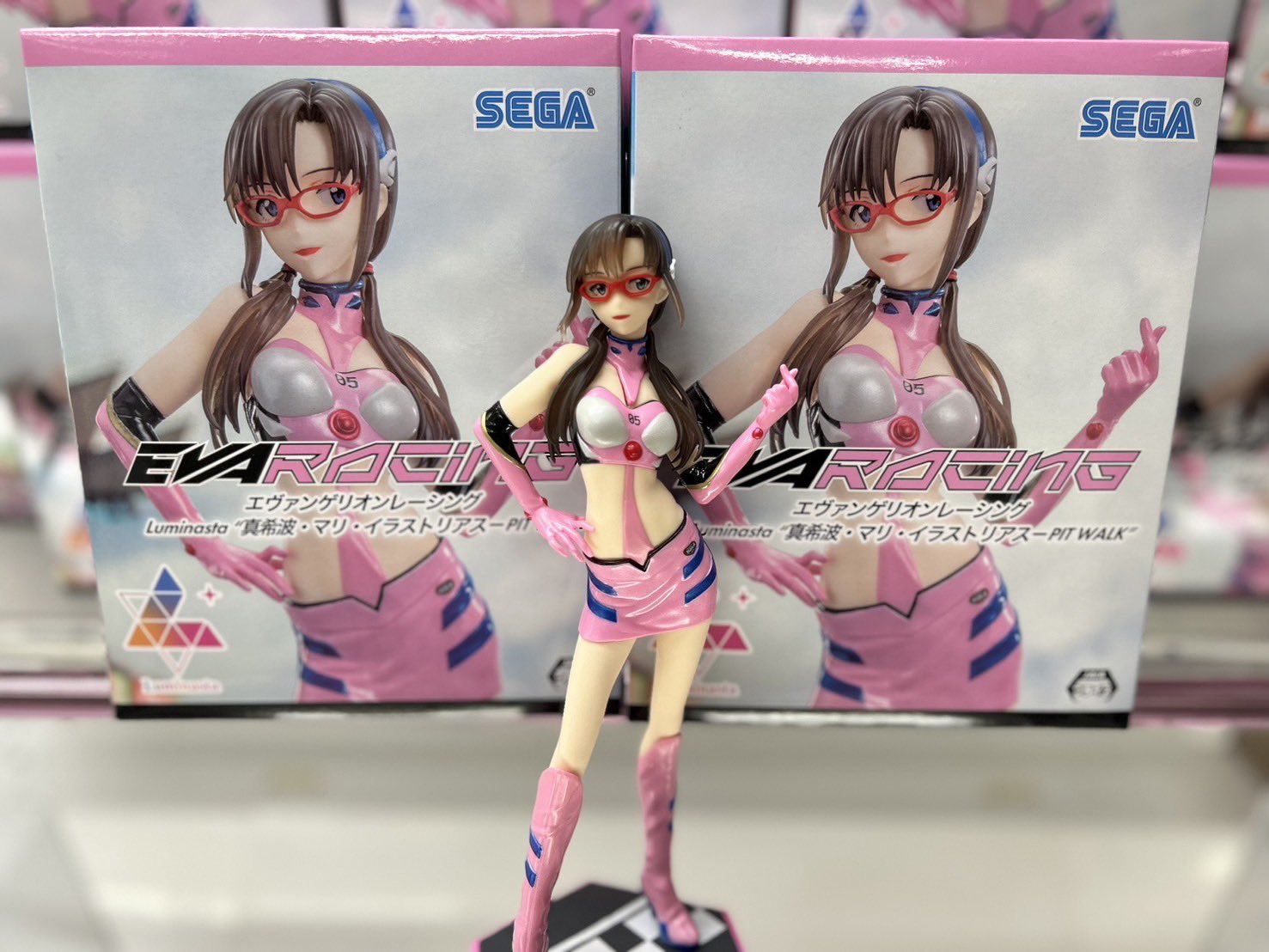 セガ　エヴァンゲリオンレーシング　フィギュア　真希波・マリ・イラストリアス エヴァンゲリオンレーシング Luminasta “真希波・マリ・イラスト