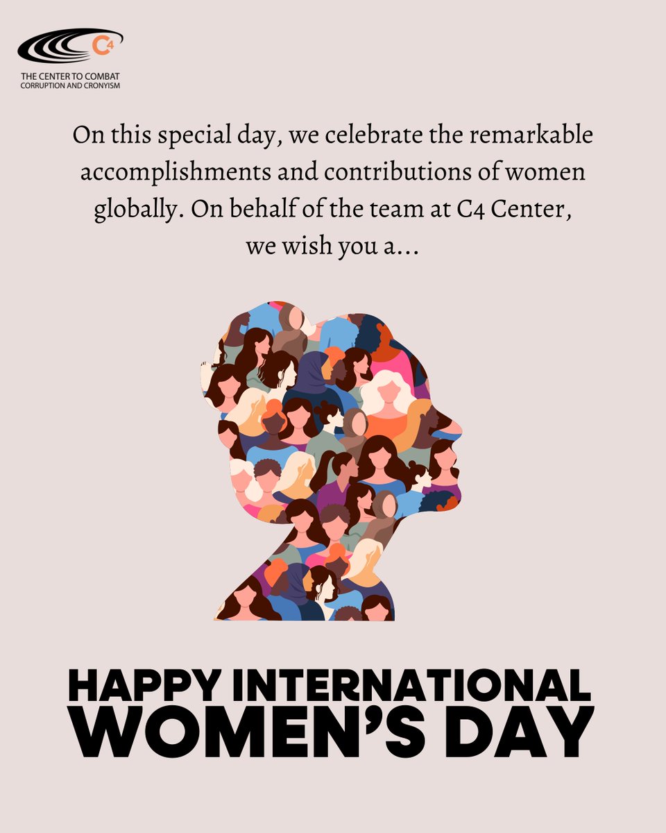 Happy Women’s Day on behalf of C4 Center! We owe our present standing to the women who have laid the foundation for this platform. Today, on Women’s Day, we reaffirm our commitment to fostering an equitable society for all genders. #IWD2024 #WomensDay #InspiringInclusion