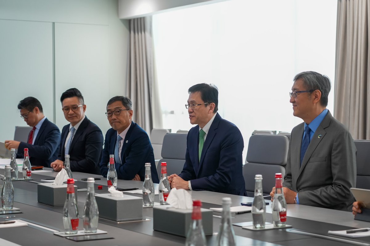 I was pleased to meet with Prof. Sun Dong, Secretary for Innovation, Technology and Industry of Hong Kong, and discuss common areas for collaboration like advanced technology and industry 4.0 solutions and its role in decarbonizing industry to reach Net Zero targets by 2050.