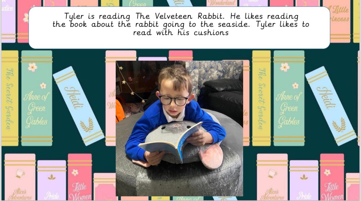 Let’s end our week of sharing book recommendations with @OwstonPPA where the children have been getting creative and reading wherever the mood takes them!