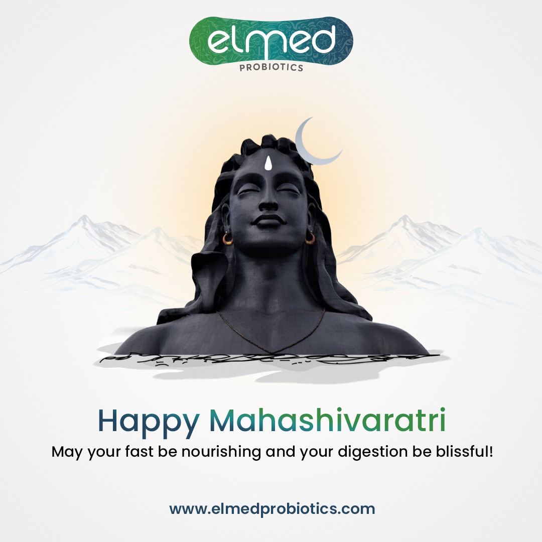 ElmedLife's tweet photo. Happy Mahashivaratri from Elmed Probiotics! May your fast be nourishing and your digestion be blissful. 
Explore more at https://t.co/KecMaJ16CK

#Mahashivaratri #DigestiveHealth #ElmedProbiotics #HealthyLiving #NourishYourBody #ELMEDprobiotics, #Guthealth #Probiotics https://t.co/56Xvv1LzzQ