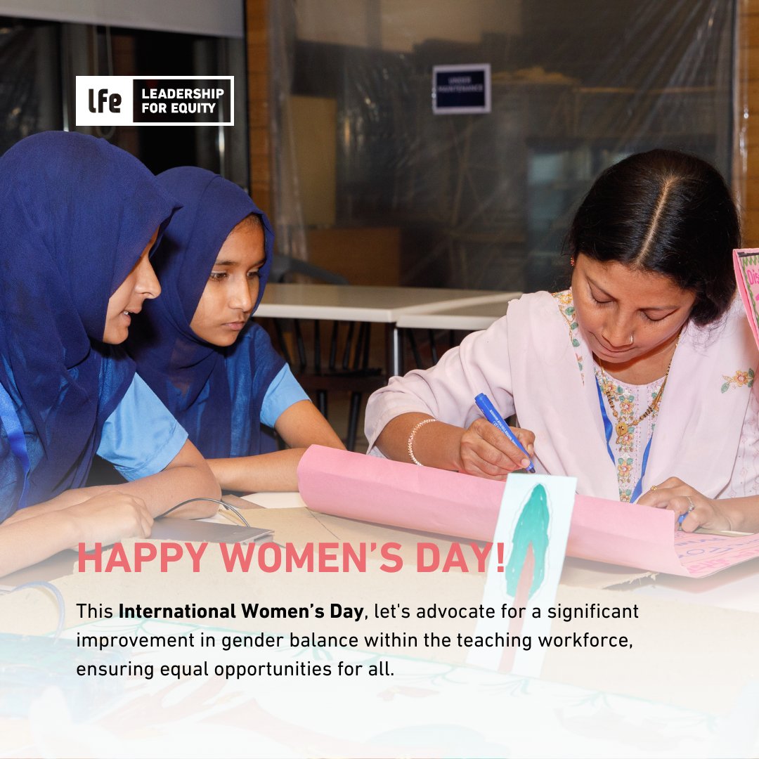 On this International Women’s Day, let's advocate for fostering an environment where all our female teachers have equal opportunities to learn, teach, and thrive. Together, let's strive for a future where education is truly inclusive and empowering for all.