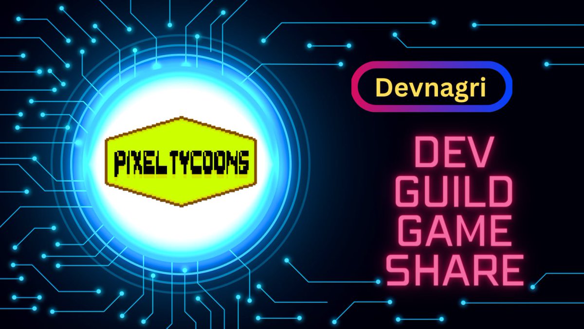 devnagri123g's tweet photo. Hey everyone, the DEVNAGRI project is releasing the first drop of their DEV GUILD GAME, which is a @pixeltycoons game: https://t.co/HET3ADXnaD
It will be available in a few hours. Keep an eye out for it if you're into gaming. Don't miss out! 
FCFS for low mint hunters. https://t.co/gAFIQGvbKo