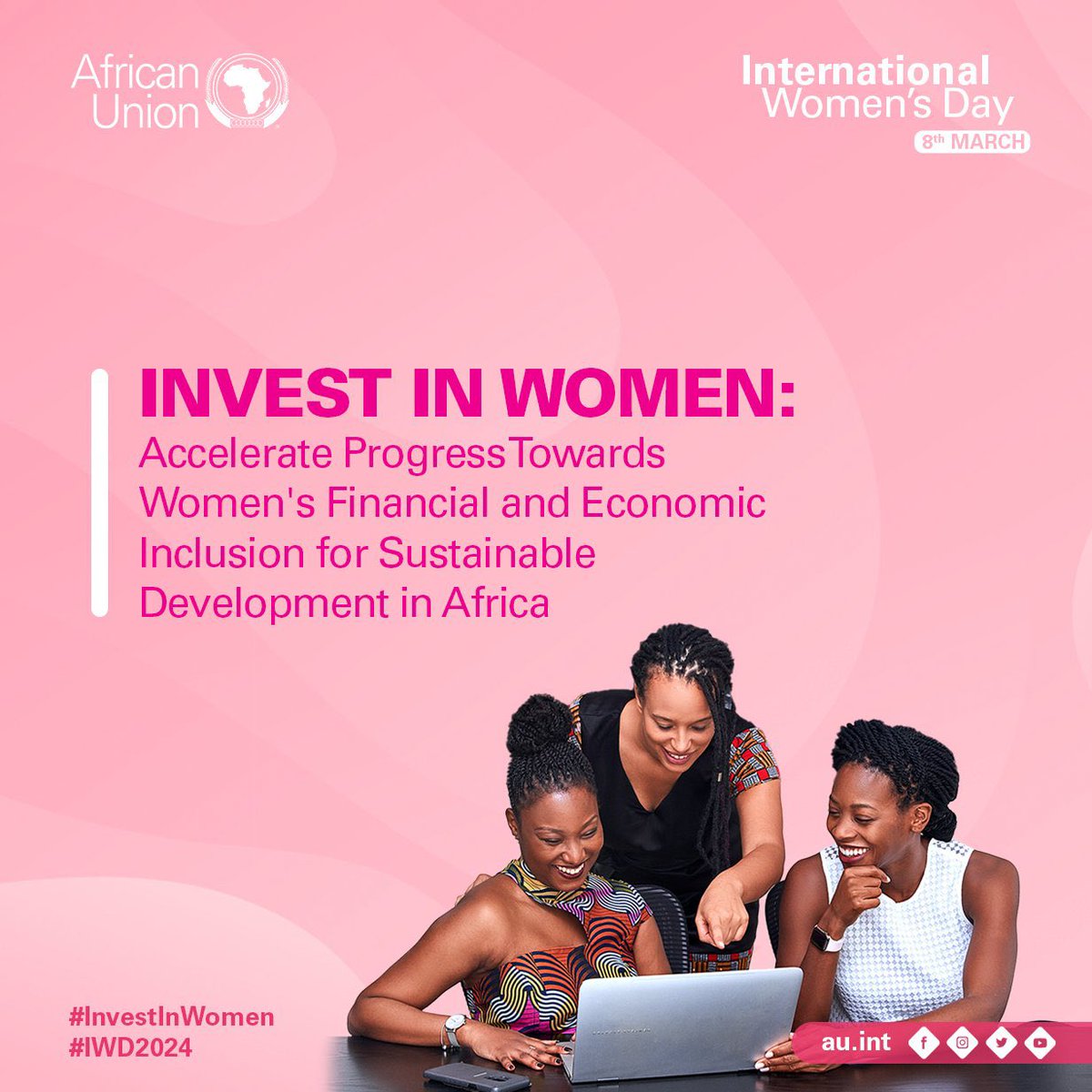 #Gender_equality is both a fundamental human right & a powerful engine of economic development. Closing that gap could help double our economic growth, improve society & provide our girls w/ role models #IWD24 @au_ied @AU_WGYD @_AfricanUnion