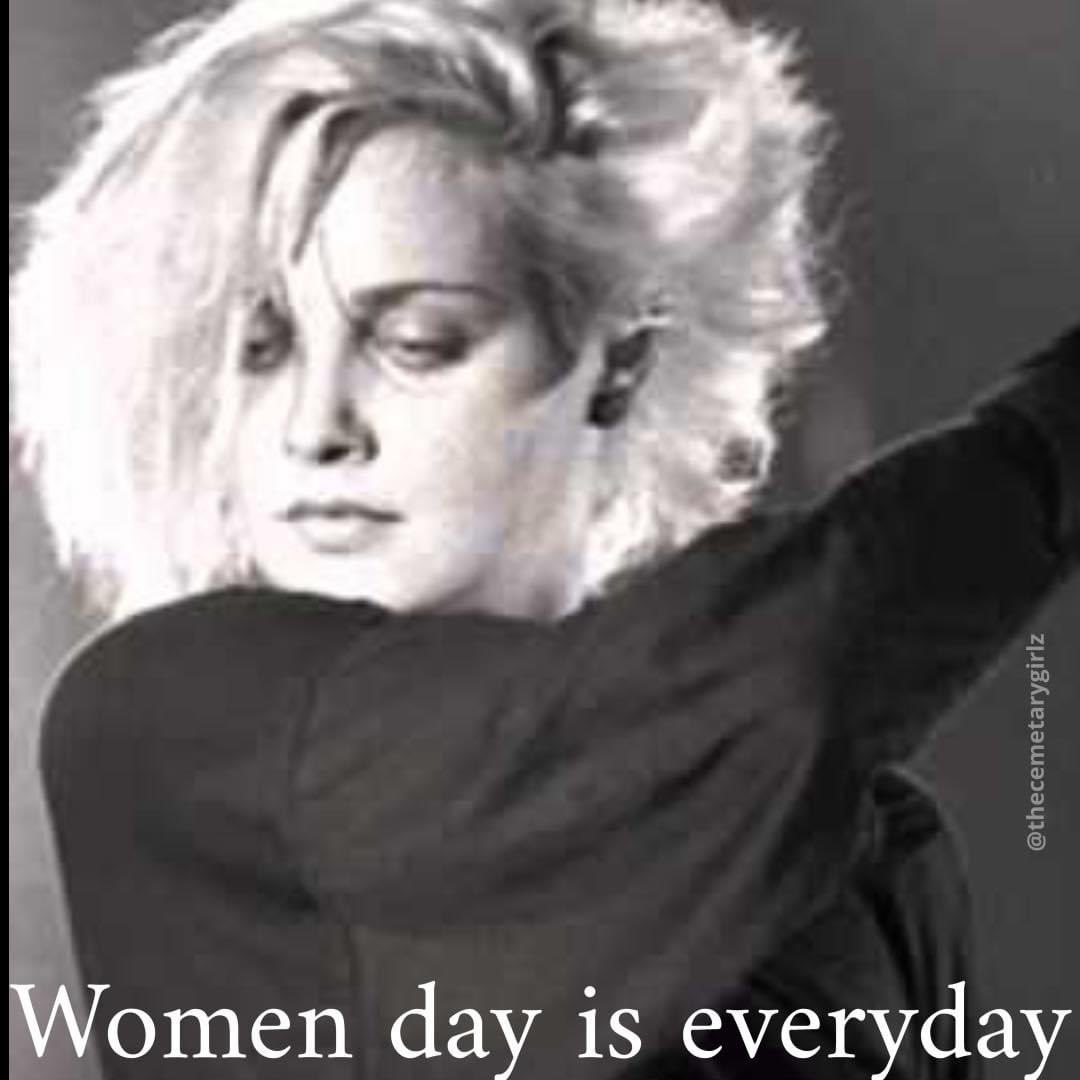 cemetarygirlz's tweet photo. 8 march Happy international womenβs day. (Also my sonβs birthday)
everyday is your day π¦
Love you all π€
#internationalwomensday #womenpower #gothicon #gothic #thecemetarygirlz #girlzpower #siouxie #debbieharry #skeletalfamily #xmaldeutschland #goth #gothwoman #gothgirl https://t.co/s3AHcxY7Rj