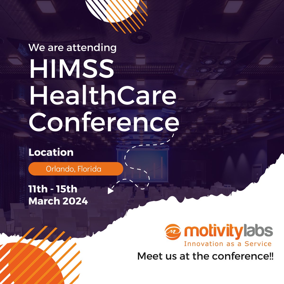 Exciting News from Motivity Labs at HIMSS Orlando! 
We're ready to dive into the latest healthcare technology trends and connect with industry leaders.
Reach out to us at info@motivitylabs.com

#MotivityAtHIMSS #HealthTechInnovation #HIMSSOrlando #digitalhealth
