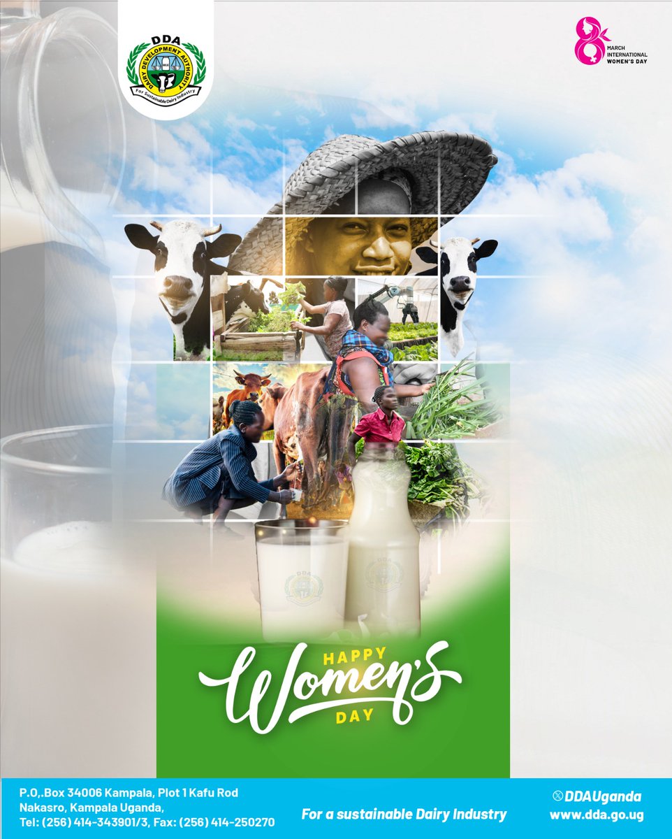 I want to thank all the amazing, inspirational, kind, dedicated women who are involved in the Dairy industry! Let's continue to move forward with the same.@DDAUganda @SMusherure @JanetMuseveni @DrRwamiramaBK @FrankTumwebazek @MAAIF_Uganda