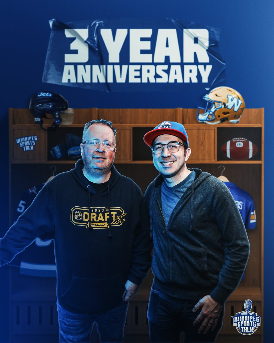 Today is the three year anniversary of the first episode of Winnipeg Sports Talk Daily. Thank you to our viewers, listeners and sponsors for your incredible support! Join us live for an extended show from 11am-3pm discussing all the moves ahead of the NHL's trade deadline and…