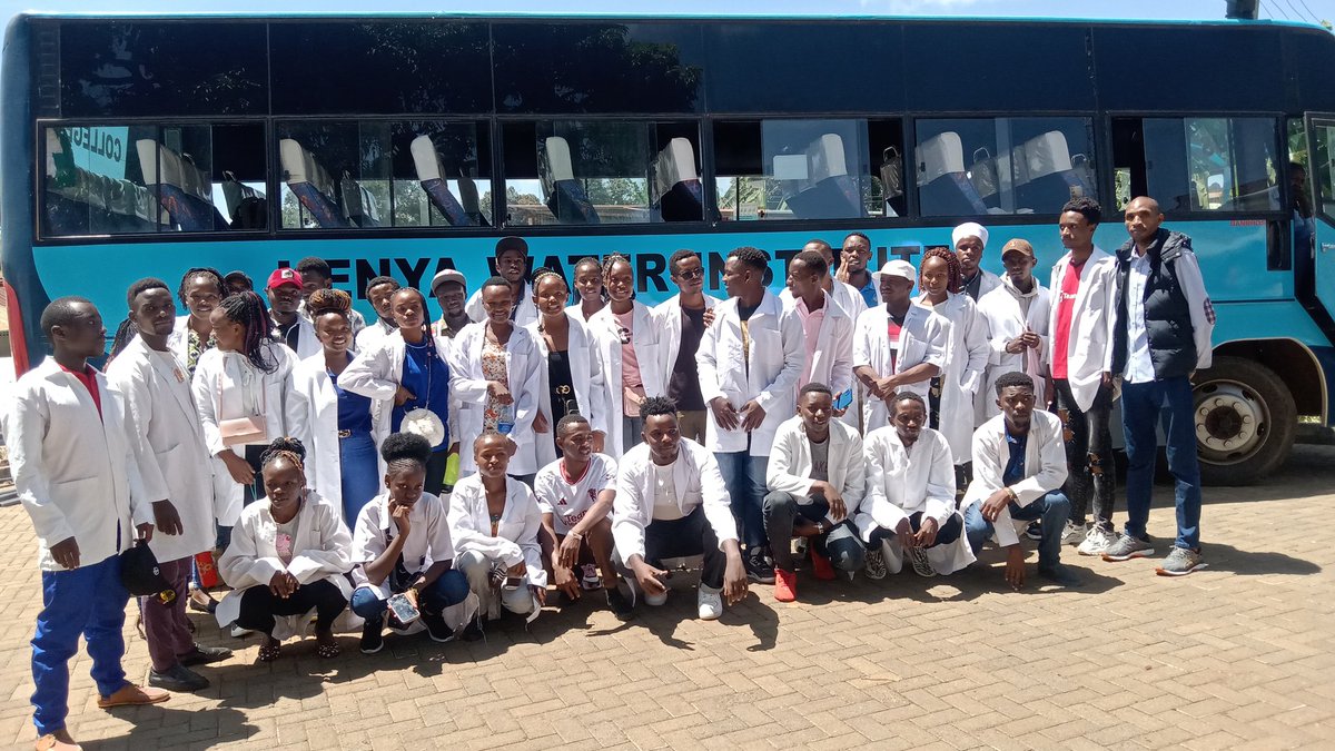 kewi_kenya's tweet photo. Kenya Water Institute Chiakariga Campus Final Year  Students Explore Water Treatment Process at Meru Water and Sewerage Company during their Academics Tour. 

 #AcademicTour 
#WaterTreatment https://t.co/B7tI4GJbUx