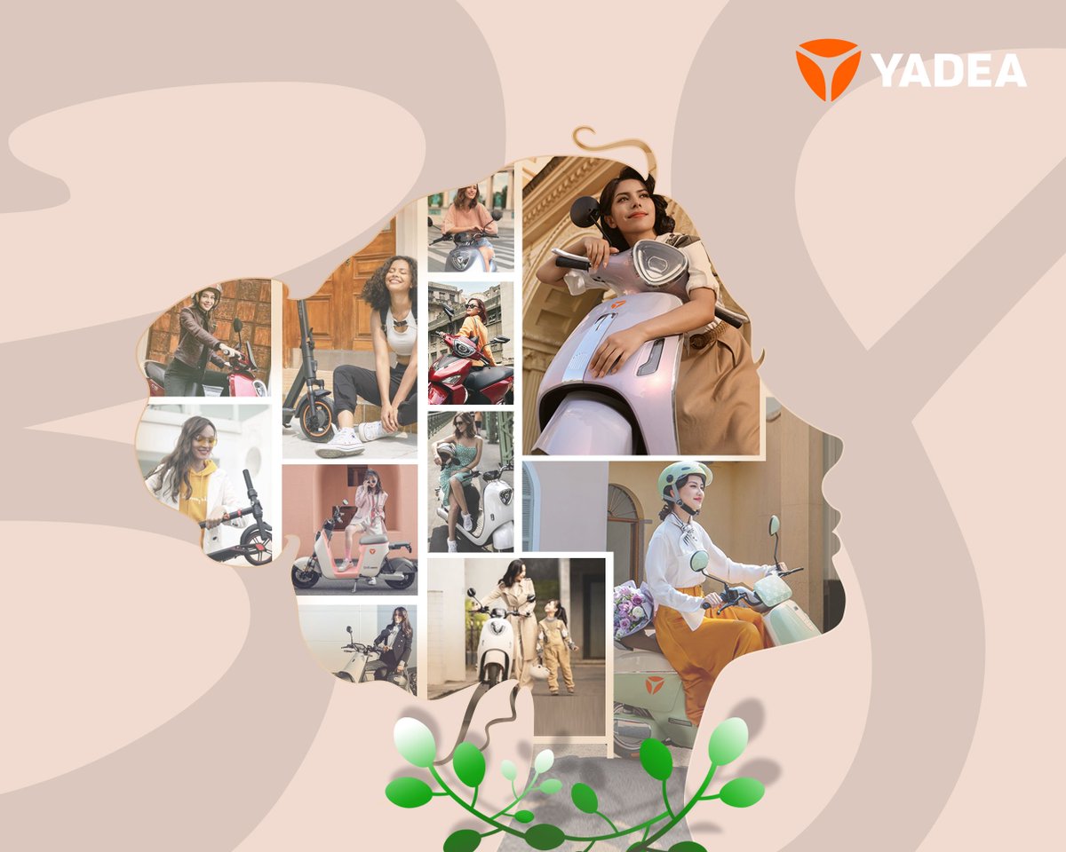 Happy Women's Day! We extend our heartfelt gratitude to all of you for your strength and contributions and happiness bringing to the world. ☘️ Thank you for accompanying us on Yadea's journey towards greener mobility.💫 #yadea #electrifyyourlife #womensday #WomensDay2024