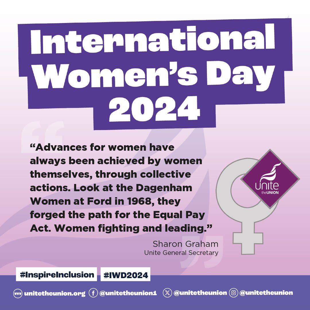 Happy #InternationalWomensDay Advances for women have always been achieved by women themselves, through collective actions. Women fighting and leading. ✊ #InspireInclusion