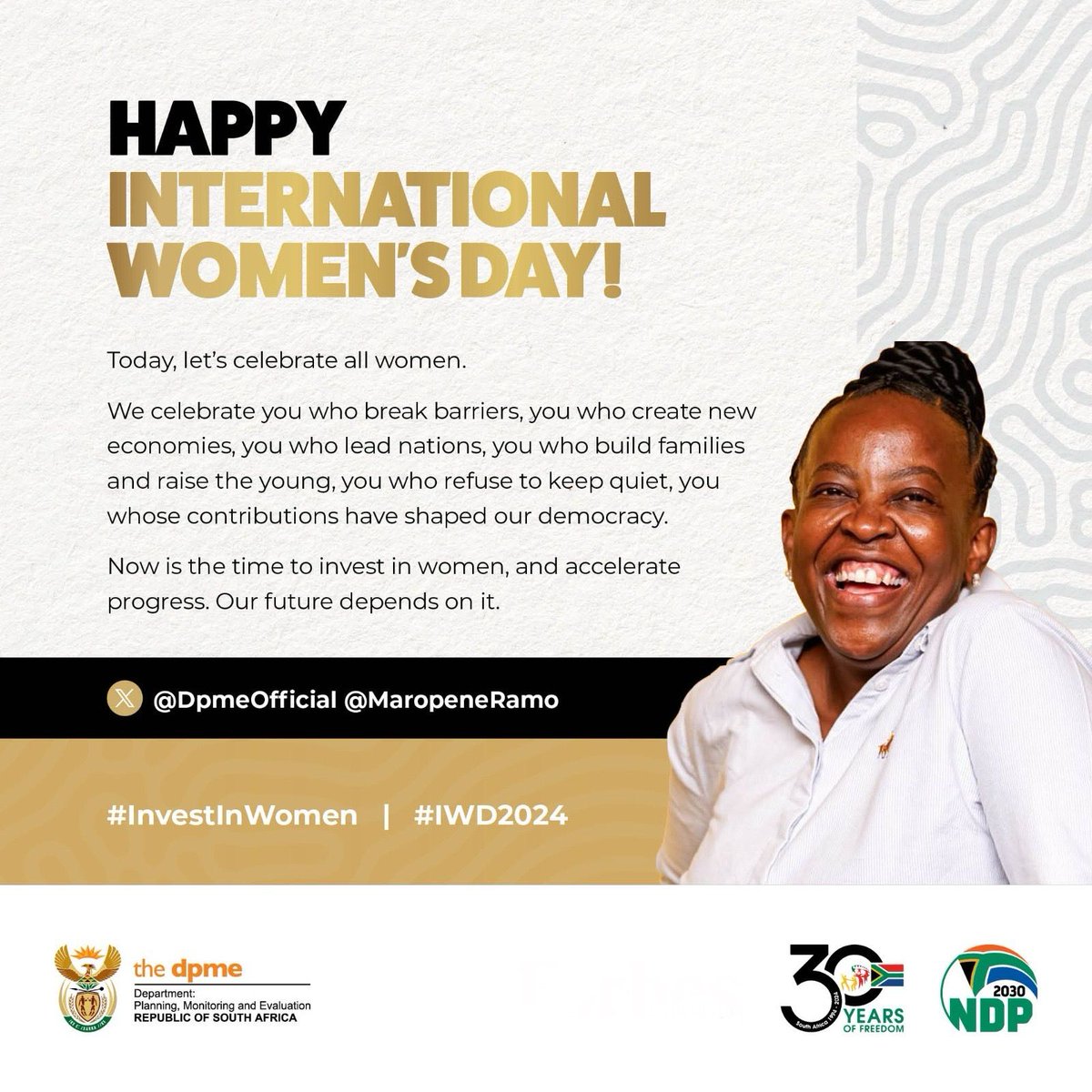 Happy International Women's Day!

#IDW2024
#InvestInWomen