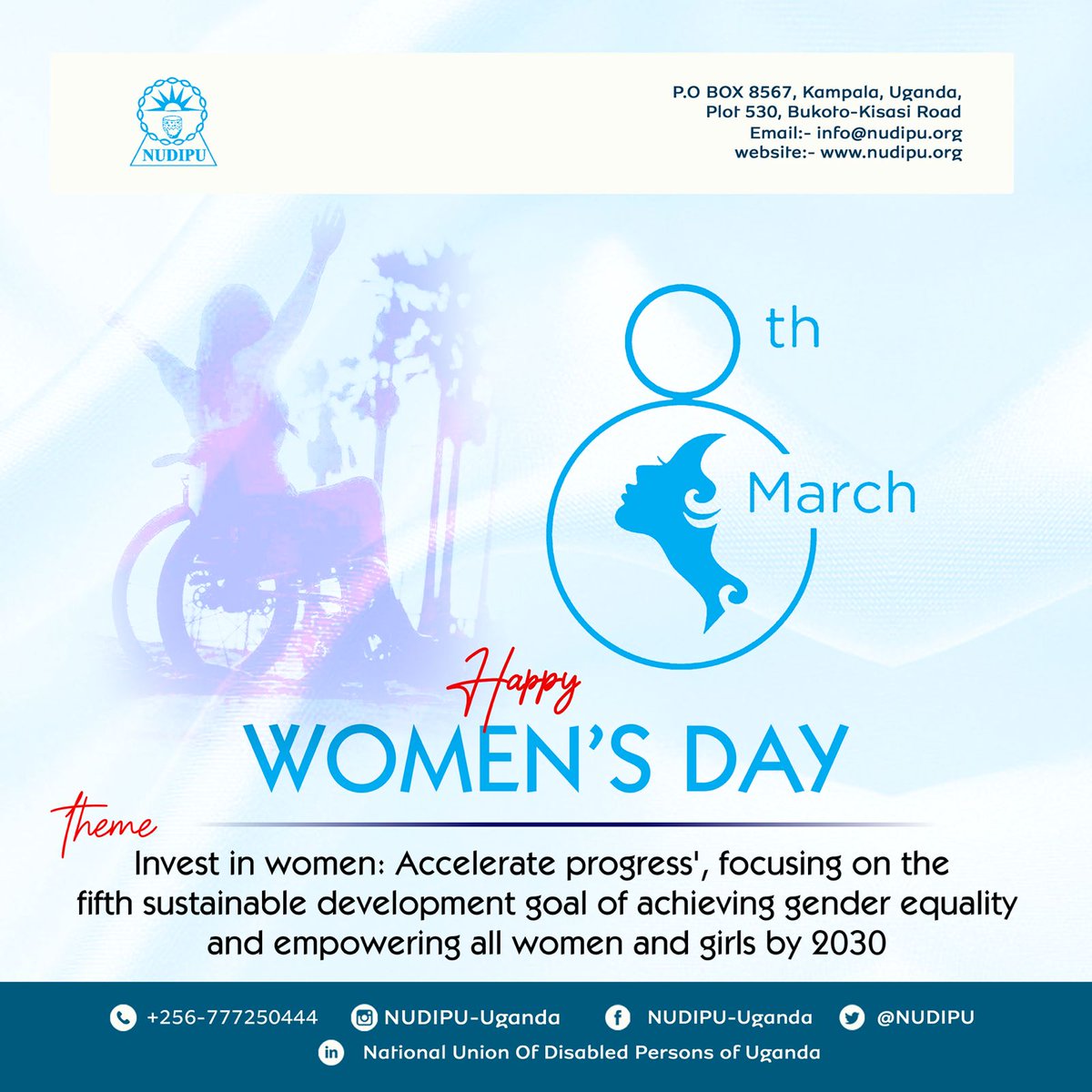 Happy International Women's Day to all women. We applaud you for your hard work and resilience. @uwonet @FOWODE_UGANDA @Mglsd_UG @unwomenuganda @UMWAandMamaFM #IWD2024