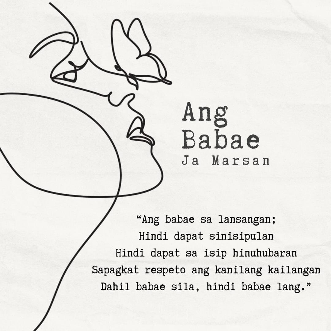 jamarsan_'s tweet photo. Ang babae;
Nararapat sampalin ng katotohanan
Na may silbi sila sa mundong ginagawalawan
May kakayahan silang magturo, mamuno't manungkulan
Maging huwaran sa iba't ibang larangan
Maging mabuting magulang, asawa't kaibigan
May kakayahan silang gawin ang bawat naisin https://t.co/sG0LrSqcSY