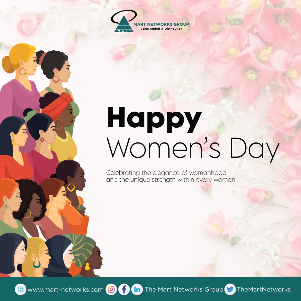 Happy International Women's Day.

It's a day to recognize the progress made towards gender equality and to raise awareness about the challenges women still face.

#themartnetworksgroup #awardwinningdistributor #youronestopITdistributor
#InternationalWomensDay #IWD2024