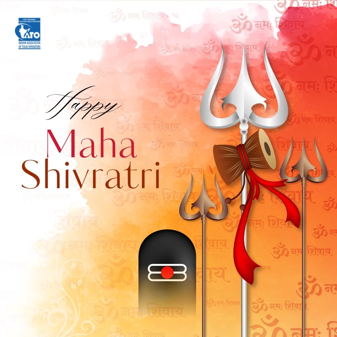 IATO extends warm wishes on the auspicious occasion of Maha Shivratri! Let's embark on a spiritual adventure and explore the depths of devotion. May Lord Shiva's divine blessings inspire your journey towards inner peace and enlightenment. #ShivratriWishies #IATOIndia