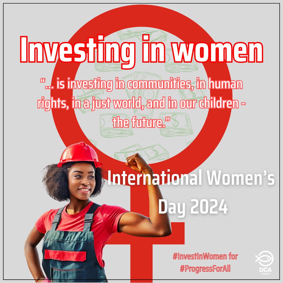 Happy International Women's Day 2024. Click on this link and read more about Investing in Women - DanChurchAid youtu.be/1ZTiLTBf3YY #IWD24 #IWD #InternationalWomensDay