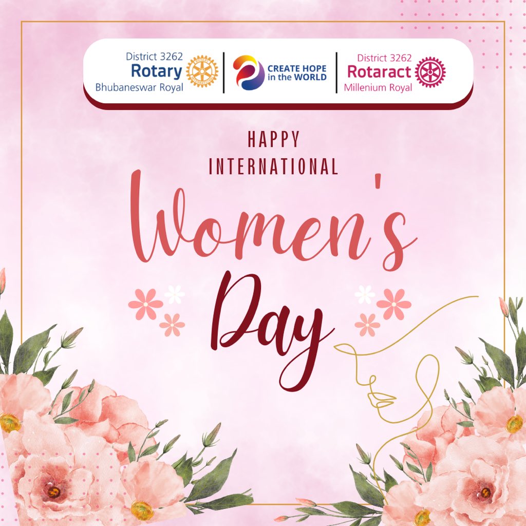 RotaractClubo10's tweet photo. Happy Women’s Day 

@Rotary https://t.co/ujt1GJOvMe