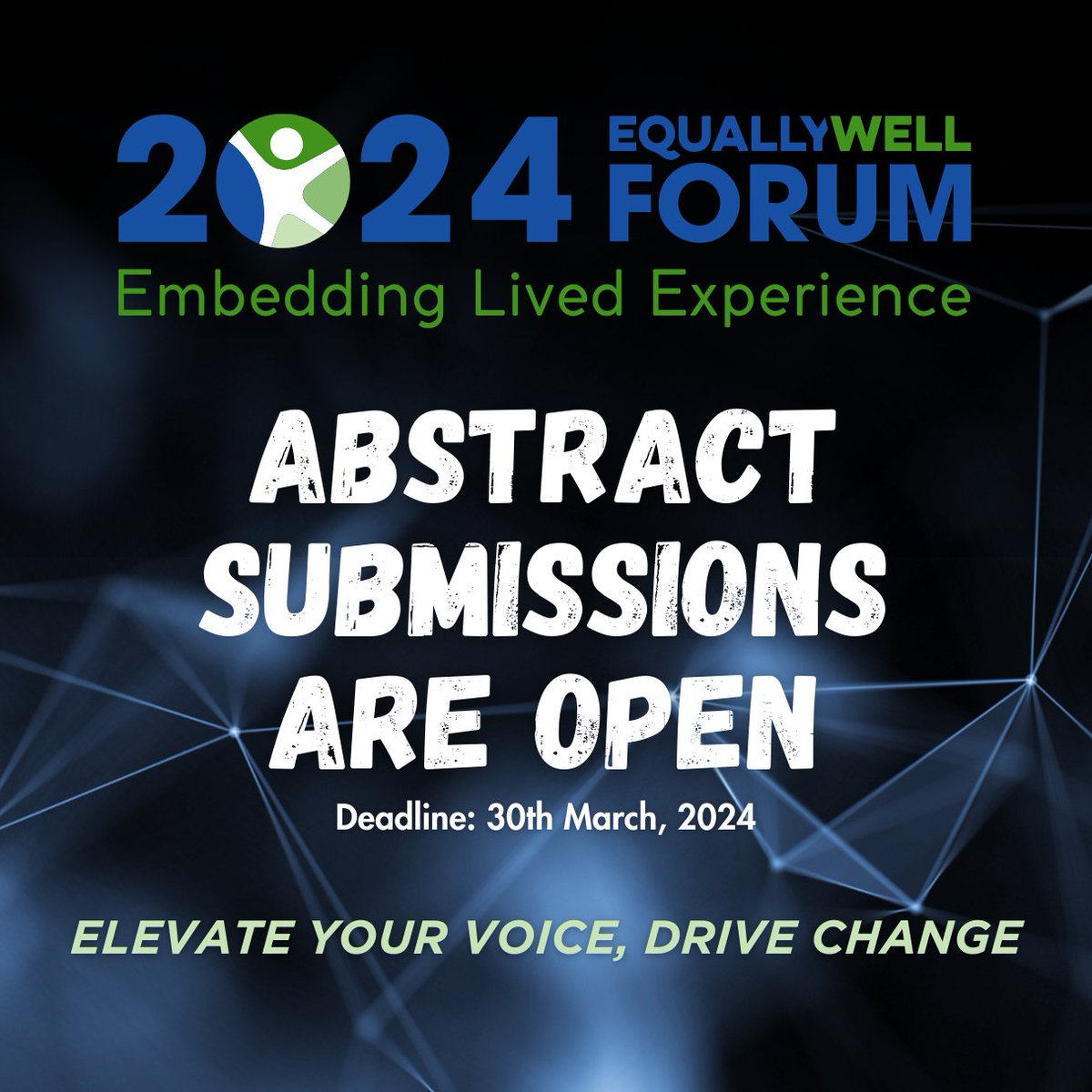 Do you have a Lived Experience to share with our Equally Well network? Call for abstracts now open! View the full guidelines, criteria and tips here: equallywell.org.au/2024-equally-w… #EquallyWellAu24