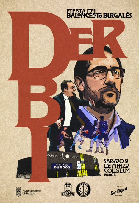 jarojo2's tweet photo. @SanPabloBurgos vs @cb_tizona SÁB 9/03/24 20H #ElColiseum DERBI en #LEBOro https://t.co/sQafa9Y9hD