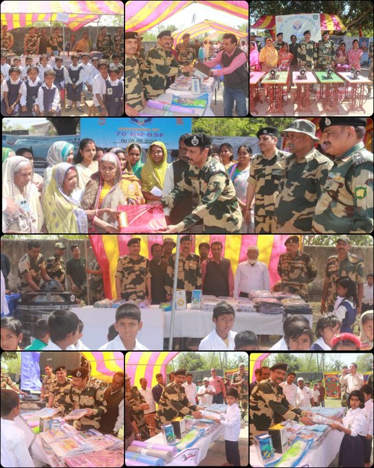 Our #BSF Not guarding only Border but also doing Humanity work for bordering populace  #BSFMeghalaya  distributed sports Items to School students to encourage Khelo India Programme #DutyBeyondBorders #InternationalWomensDay #FiveDaysWeek #INDvENG #Mahashivratri #IWD2024