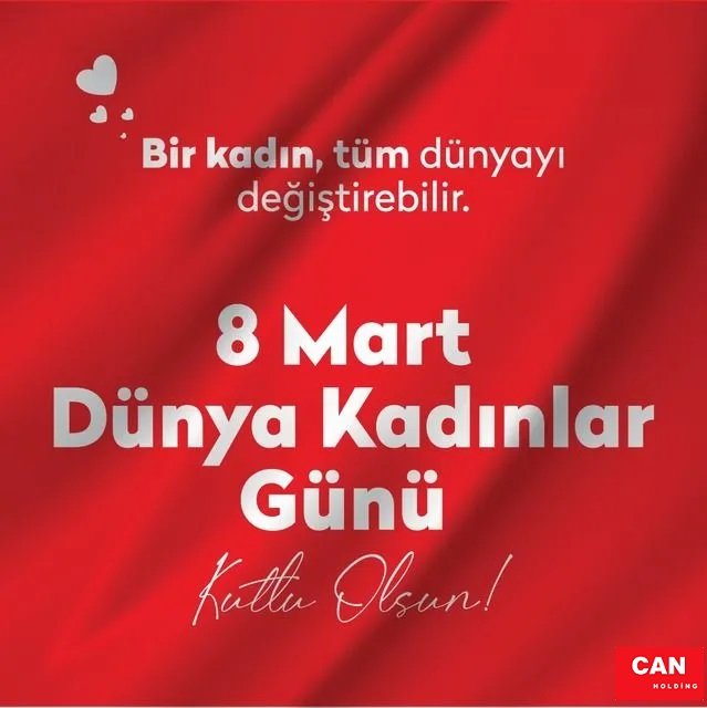 Tüm emekçi kadınlarımızın 8 Mart Dünya Kadınlar Günü kutlu olsun