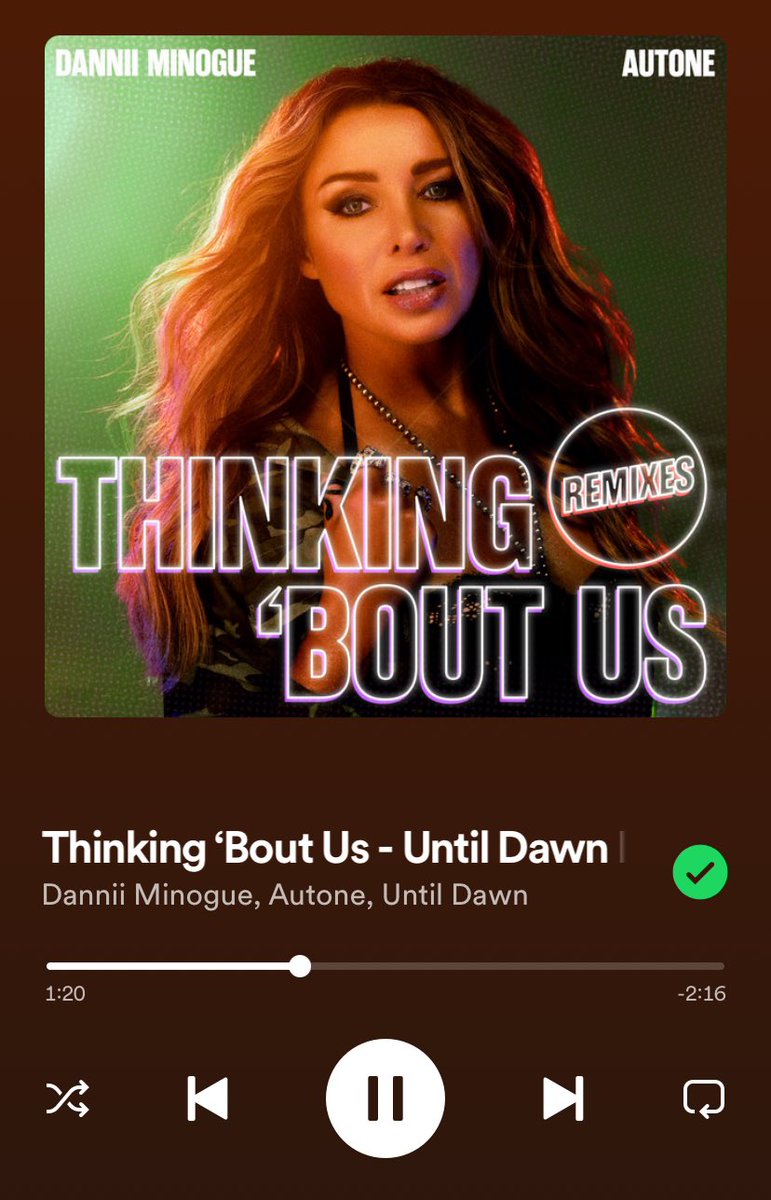 FlemingKallen's tweet photo. Ou la la 🎧🔥🤩 #DanniiMinogue #Autone #ThinkingBoutUs https://t.co/1RmhtM0r0q